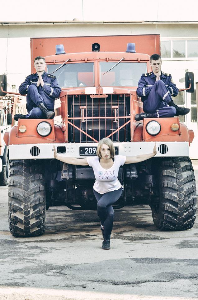Украинские спасатели Йога btw
