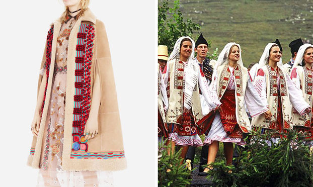 Dior копирует румынскую национальную одежду