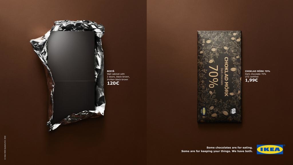 Шоколадная реклама IKEA 