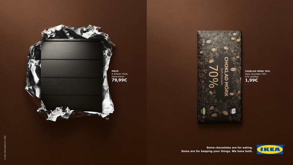 Шоколадная реклама IKEA 