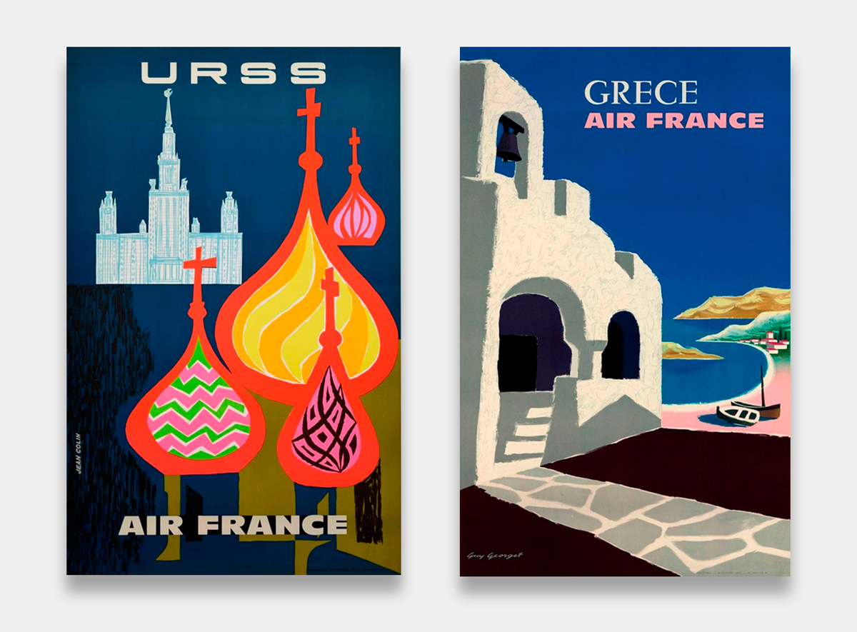 Ссылка, Креативные принты, Air France