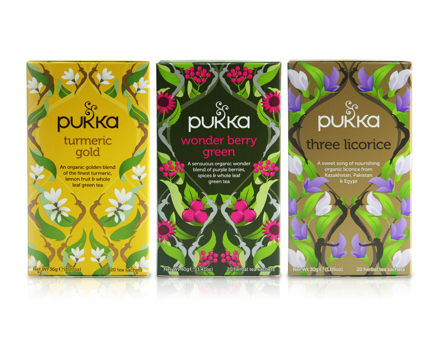 Дизайн упаковки, The Space Creative, Pukka Herbs
