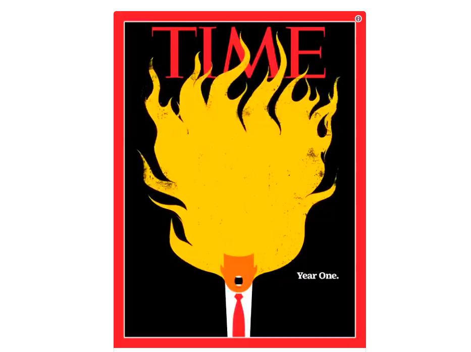 Трамп, Обложка журнала, TIMES
