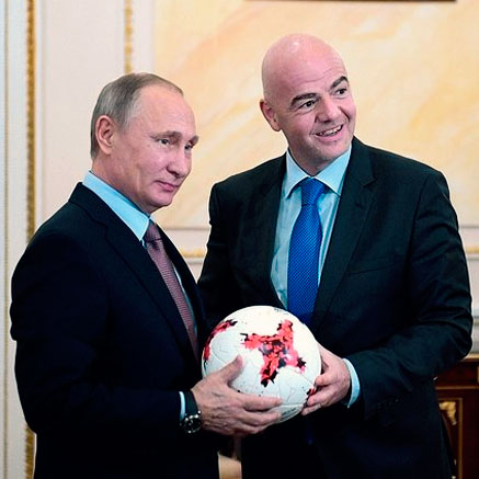 Футбол, Рекламная кампания, Путин