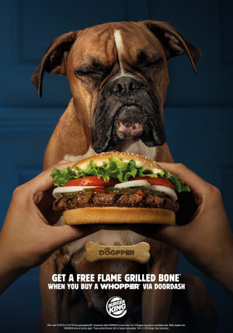 Рекламный ролик, Креативные принты, DoorDash, Burger King