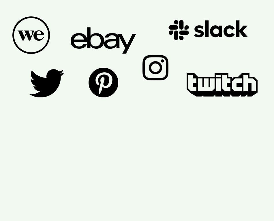 ИсторияБренда, WeWork, Twitter, Twitch, Slack, Pinterest, Instagram, eBay