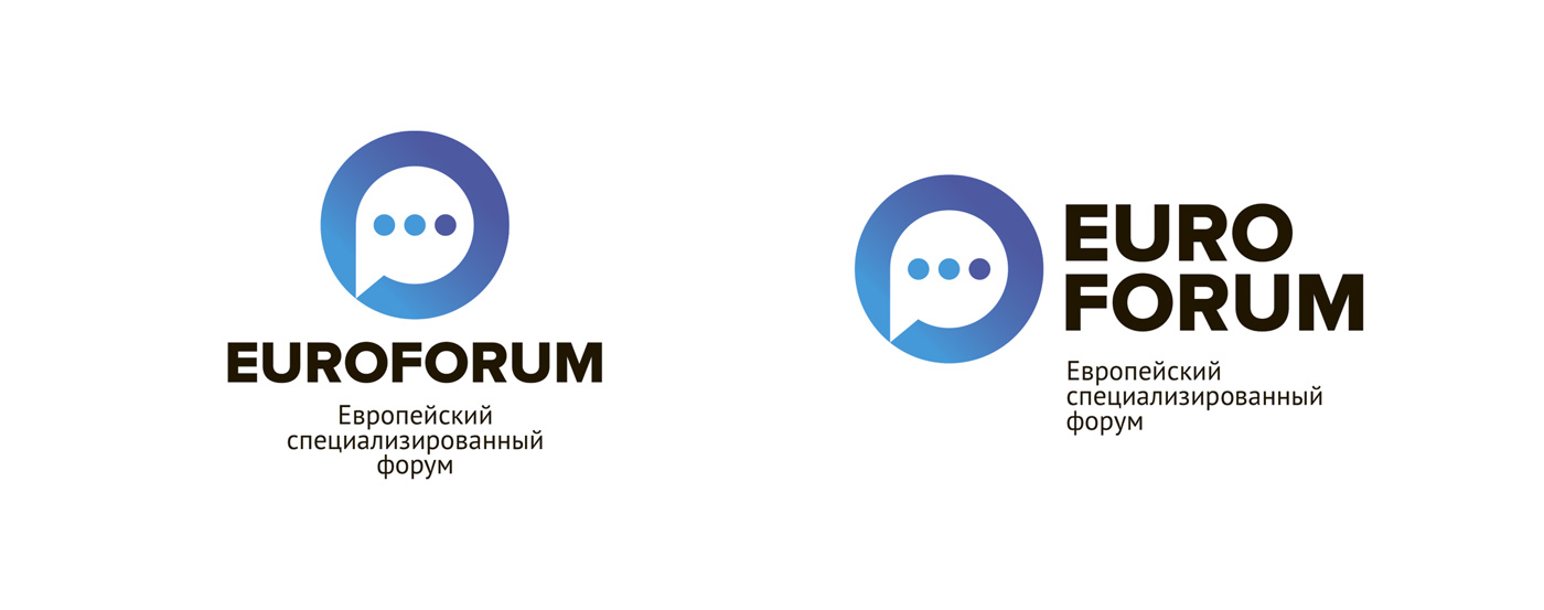 Фирменный стиль, Логотип, Беларусь, IDEW MEDIA, EUROFORUM