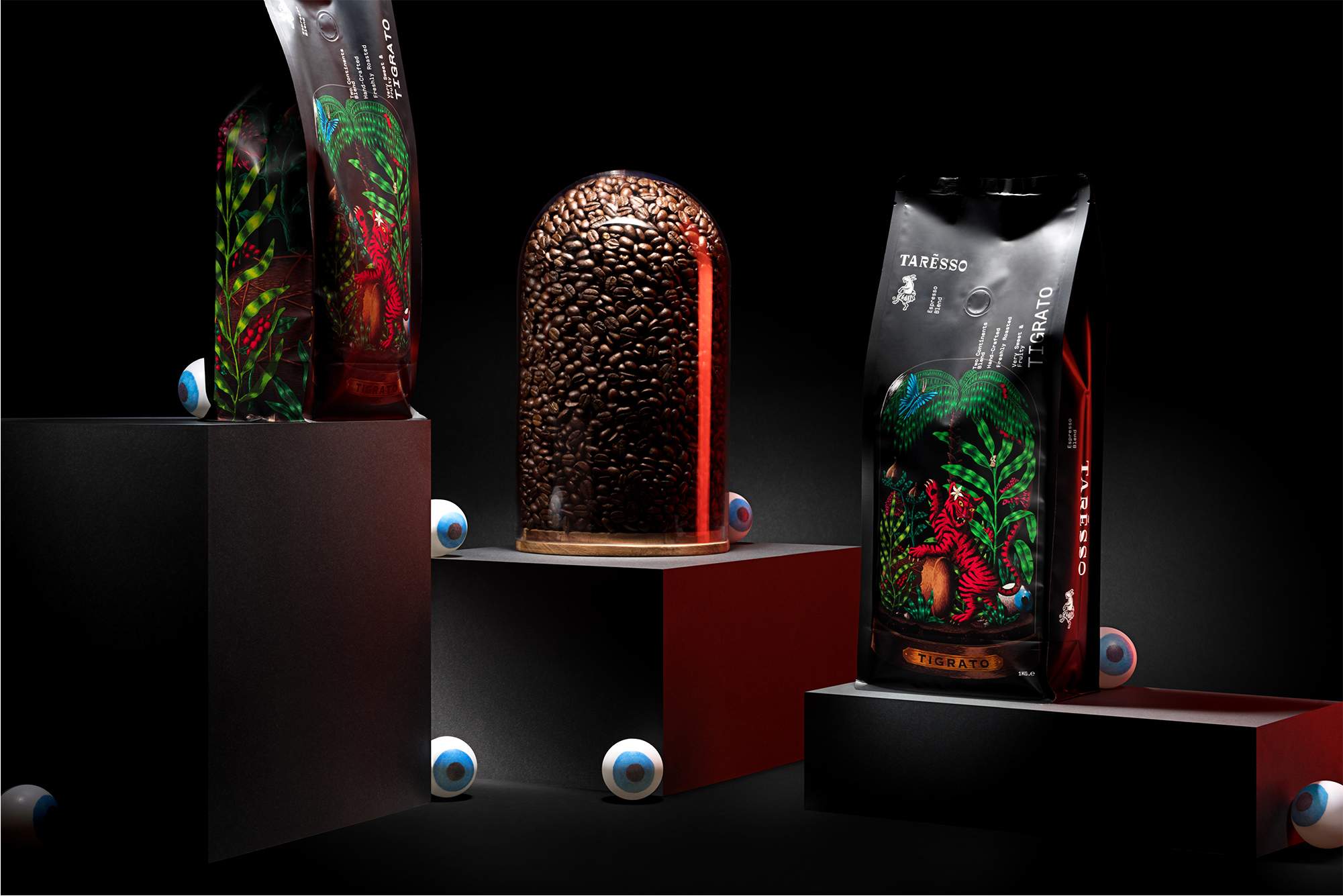 Логотип, Дизайн упаковки, Taresso Artisan Coffee Roasters, Taresso, Luminous Design Group