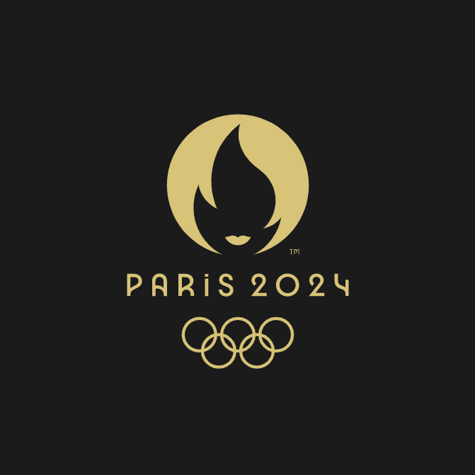 Париж 2024, логотип Олимпиады 2024, Логотип, Айдентика