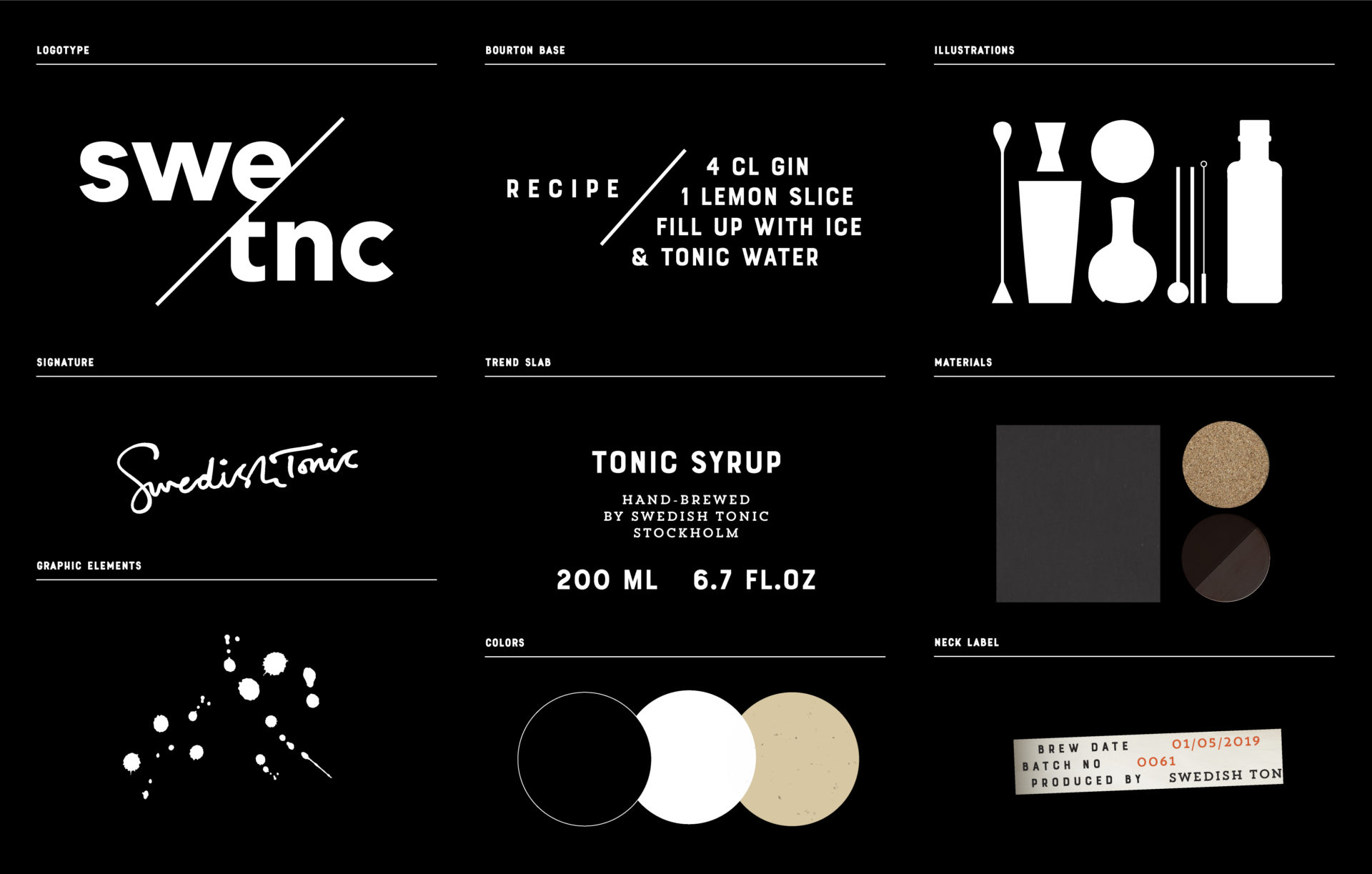 Швеция, Дизайн этикетки, Дизайн упаковки, Swedish Tonic, Pond Design