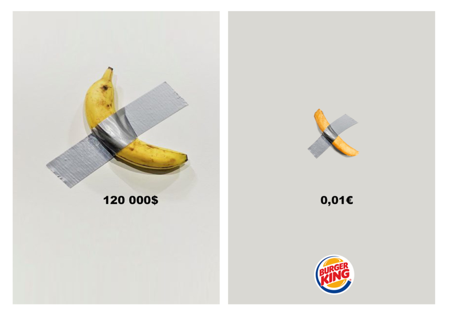 Франция, Рекламная кампания, Buzzman, Burger King, Art Basel
