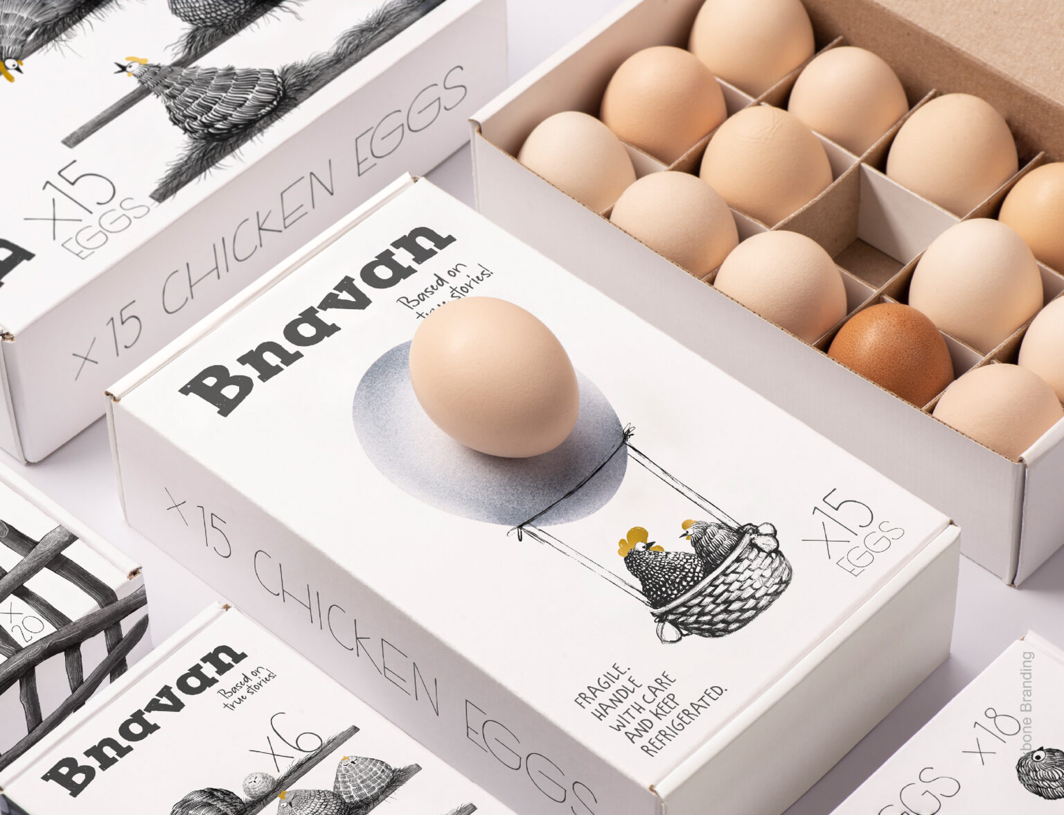 Яйца, Дизайн упаковки, Bnavan, Backbone Branding